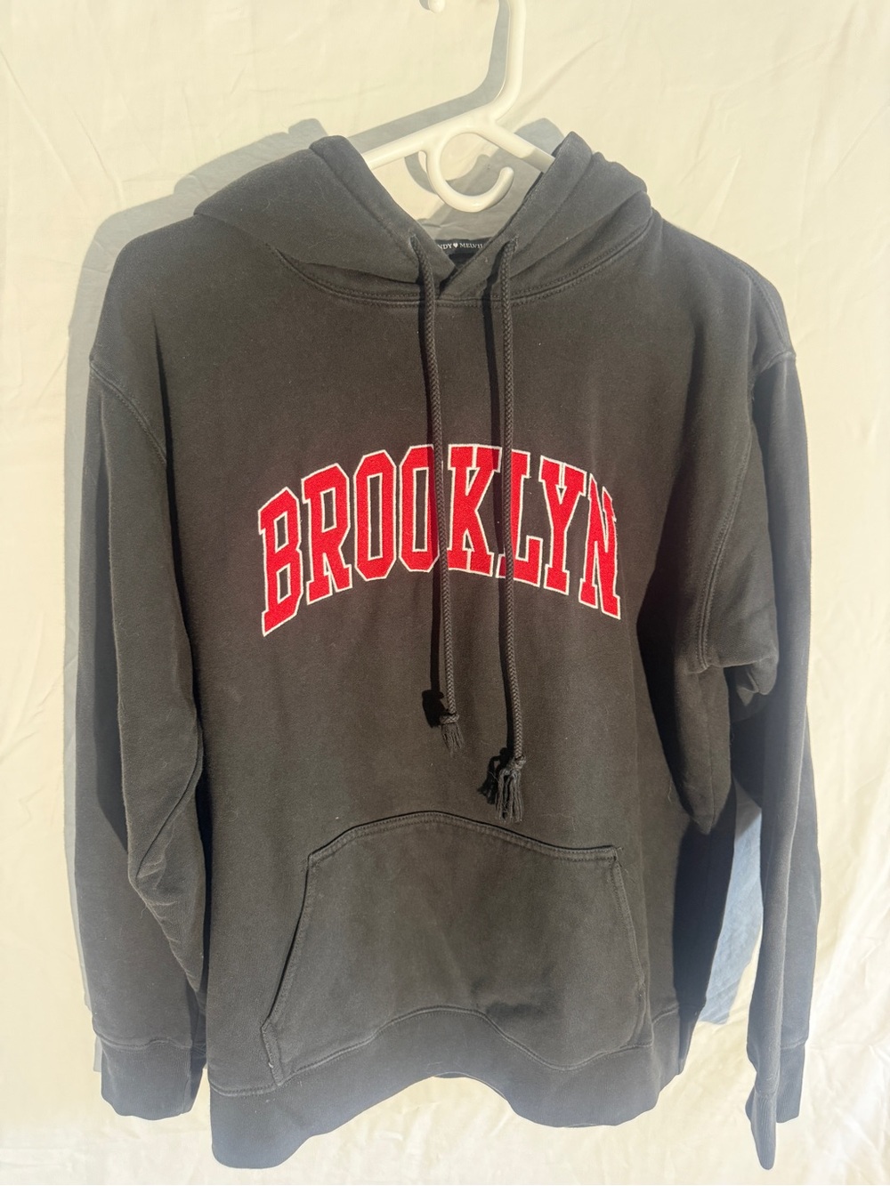 Brandy Melville - Brooklyn Logo Black Hoodie